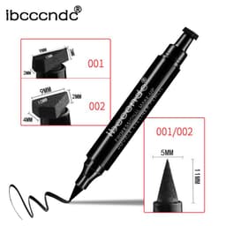 image-Double eyeliner seal pen ibcccndc makeup triangle waterproof eyebrow pencil eyeliner Cross-border makeup explosion