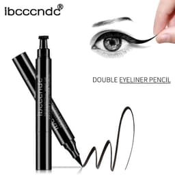 image-Double eyeliner seal pen ibcccndc makeup triangle waterproof eyebrow pencil eyeliner Cross-border makeup explosion