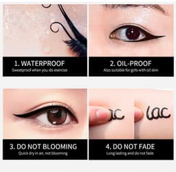 image-Double eyeliner seal pen ibcccndc makeup triangle waterproof eyebrow pencil eyeliner Cross-border makeup explosion