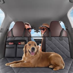 image-VEVOR Dog Car Seat Cover for Back Seat 54 x 24 in Waterproof 600D for Cars