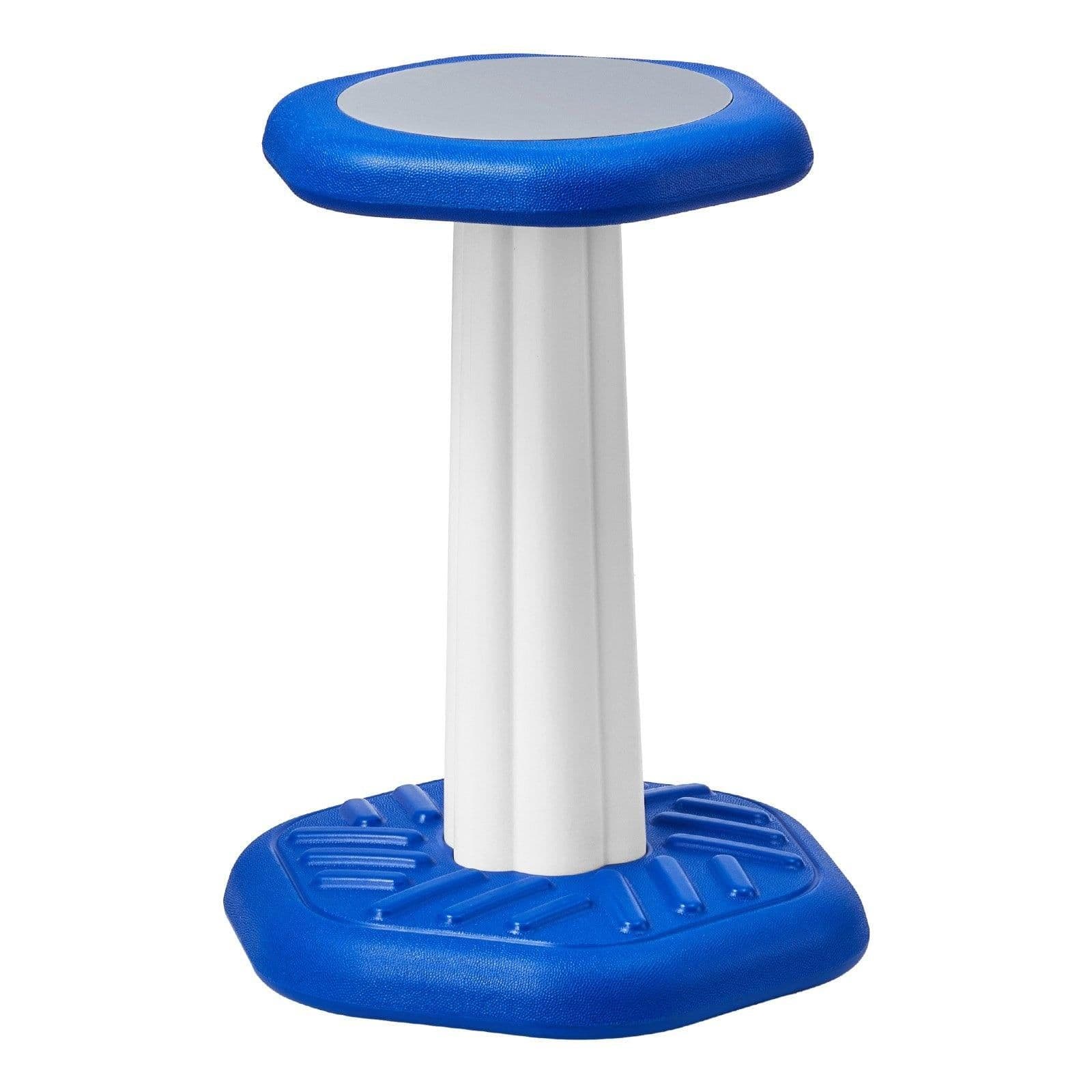 image-VEVOR Kids Wobble Chair, Active Chair with Sponge Cushion, Wobble Stool Improves Focus, Posture and Calm Children, Ideal for Schools and Home, Age 7-14, Blue