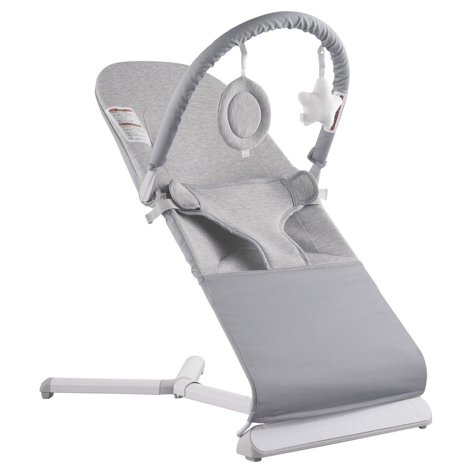 image-VEVOR Baby Bouncer Folding Bouncer Seat Chair for Babies 0-9 Months with Toy Bar