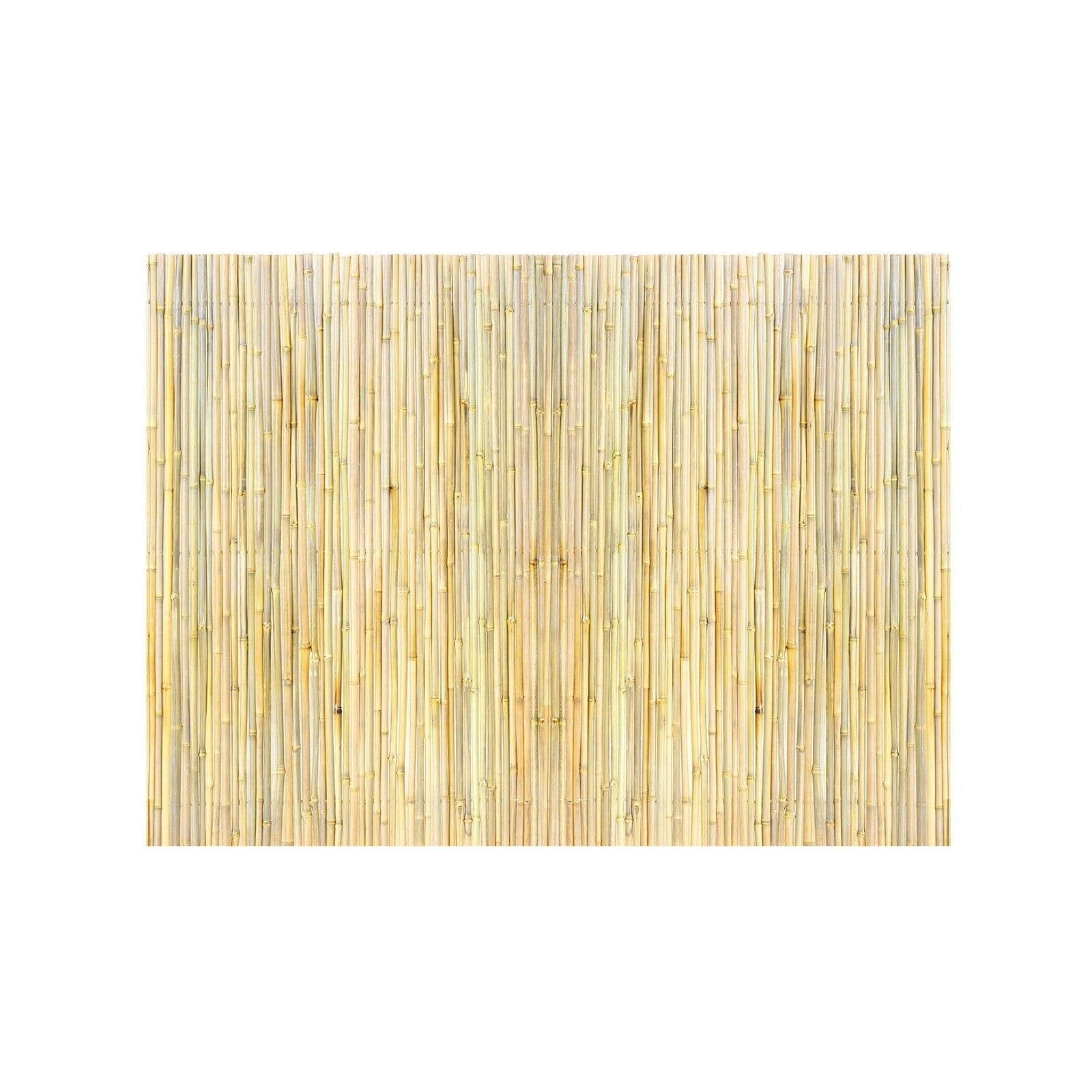 image-VEVOR Natural Rolled Bamboo Fence, Eco-Friendly Bamboo Privacy Fence 4 ft H x 6 ft L x 0.75 in D. , Decorative Bamboo Privacy Screen for Garden, Backyard, Balcony, Patio, Pool Side