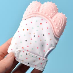 image-Baby Molar Gloves Silicone Baby Teether Gloves Newborn Anti-eating Hand Molar Gloves Baby Molar Toys