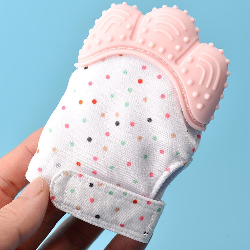 image-Baby Molar Gloves Silicone Baby Teether Gloves Newborn Anti-eating Hand Molar Gloves Baby Molar Toys