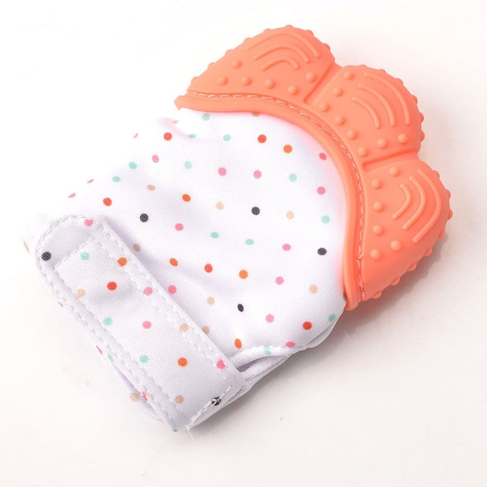 image-Baby Molar Gloves Silicone Baby Teether Gloves Newborn Anti-eating Hand Molar Gloves Baby Molar Toys