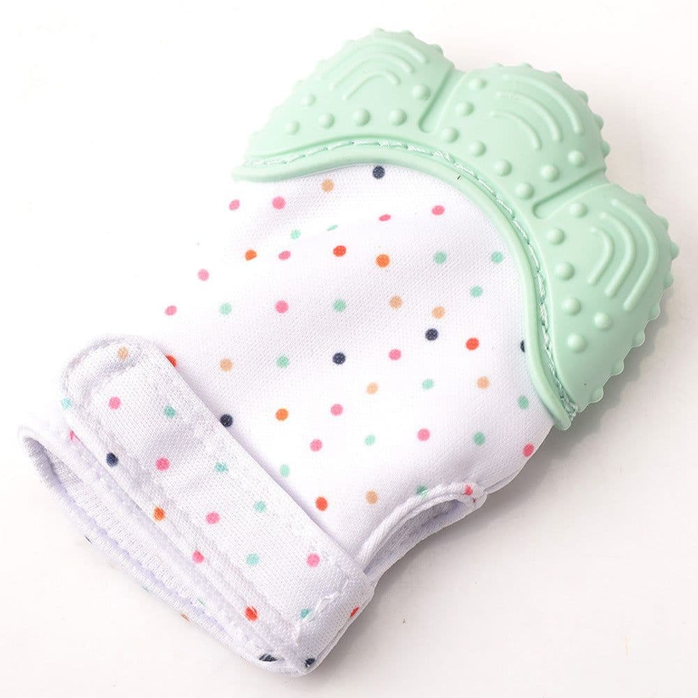 image-Baby Molar Gloves Silicone Baby Teether Gloves Newborn Anti-eating Hand Molar Gloves Baby Molar Toys