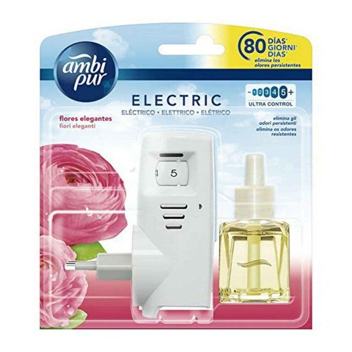 image-Electric Air Freshener + Refill Elegante Ambi Pur (21,5 ml)