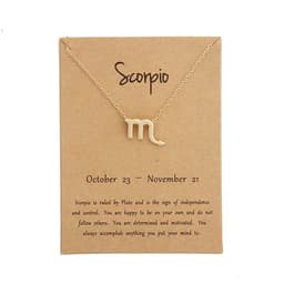 image-Factory direct sale twelve constellation alloy pendant necklace jewelry wholesale christmas gifts