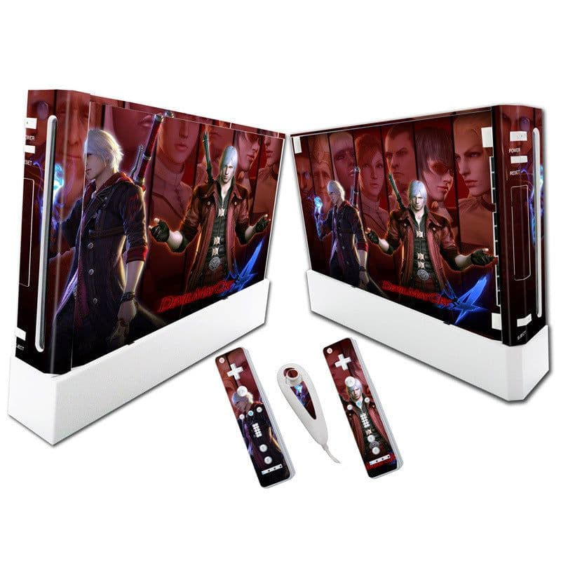 image-WII game console full body stickers handle film protective film fashion stickers Skin Sticker