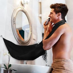 image-Shaving Apron - Beard Trimming Bib 110x70cm