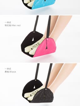 image-Travel the foot hammock Aviation Seat Foot Pad portable chair office home foot hammock Car Train aircraft Travel Accessorie