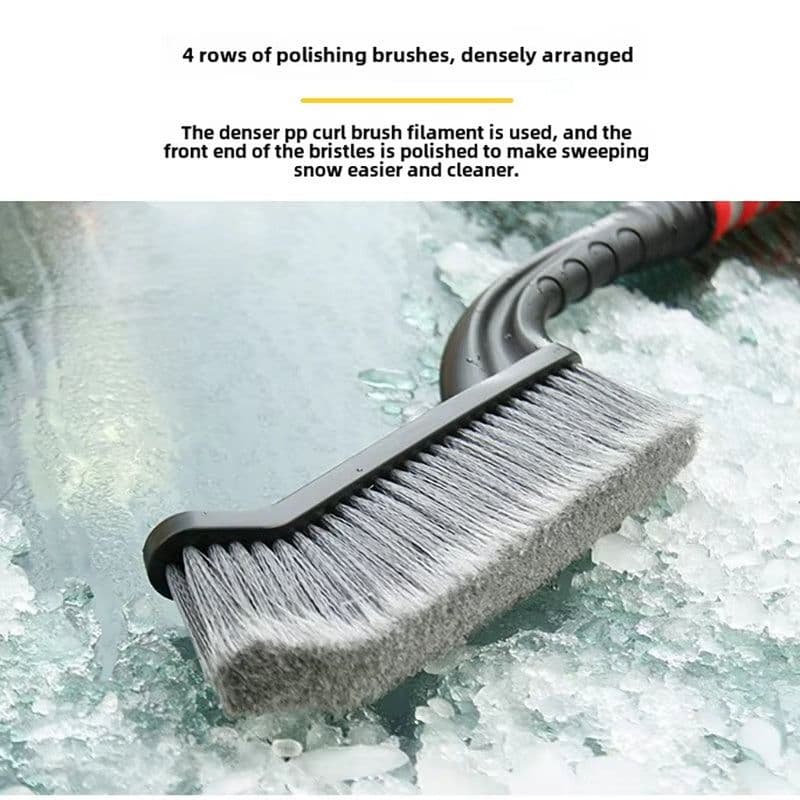 image-2 IN 1 Snow Brush Ice Scraper For Car Windshield Detachable Snow Scrapers With Foam Grip Cleaning Shovel For Car Trucks