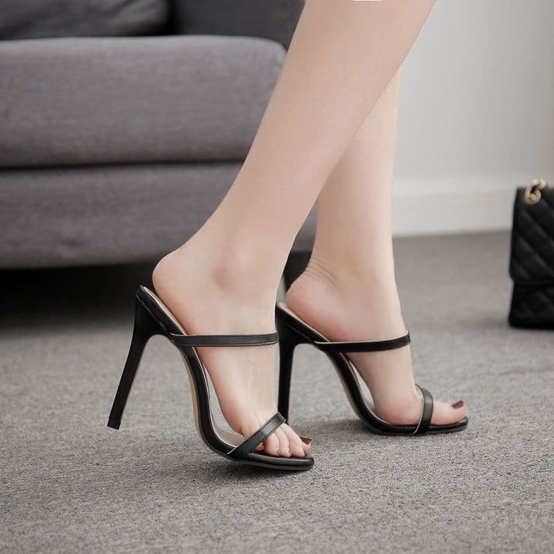 image-ladies heel foreign trade European beauty sandals and slippers