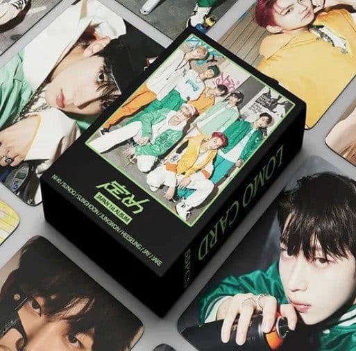 image-In stock 55 E-group photo cards DARK BLOOD cards JAY JUNGWON JAKE