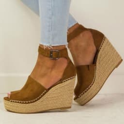 image-Spot wish new AliExpress hot spring and summer foreign trade hot sale flat slope with large size women's fish mouth sandals