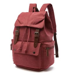 image-Canvas Army Green Backpack Computer Bag Korean Trendy Travel Backpack Womens
