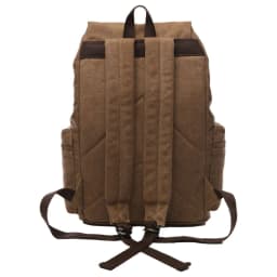 image-Canvas Army Green Backpack Computer Bag Korean Trendy Travel Backpack Womens