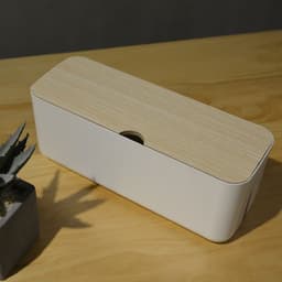 image-Multifunctional wire storage box charger power cord hidden mobile phone computer tablet socket extension cord organizer