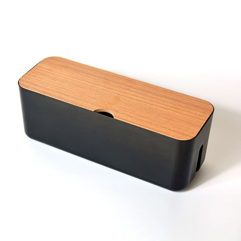 image-Multifunctional wire storage box charger power cord hidden mobile phone computer tablet socket extension cord organizer