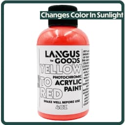 image-Yellow to Red Photochromic Fabric & Airbrush Paint