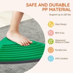 image-VEVOR Balance Stepping Stones for Kids, 12 PCS, Up to 220 lbs, Non-Slip Toddlers Sensory Stepping Stones, Obstacle Course Coordination Game Toys Indoor or Outdoor Play for Children Aged 3 4 5 6 7 8+