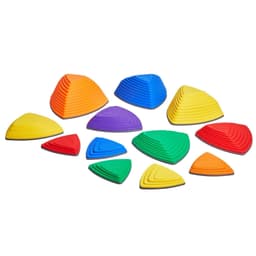 image-VEVOR Balance Stepping Stones for Kids, 12 PCS, Up to 220 lbs, Non-Slip Toddlers Sensory Stepping Stones, Obstacle Course Coordination Game Toys Indoor or Outdoor Play for Children Aged 3 4 5 6 7 8+