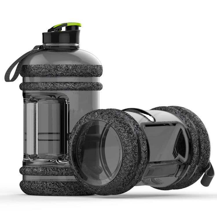 image-2021PETG large capacity sports bottle 2.2L fitness bottle portable outdoor sports water bottle can be customized logo