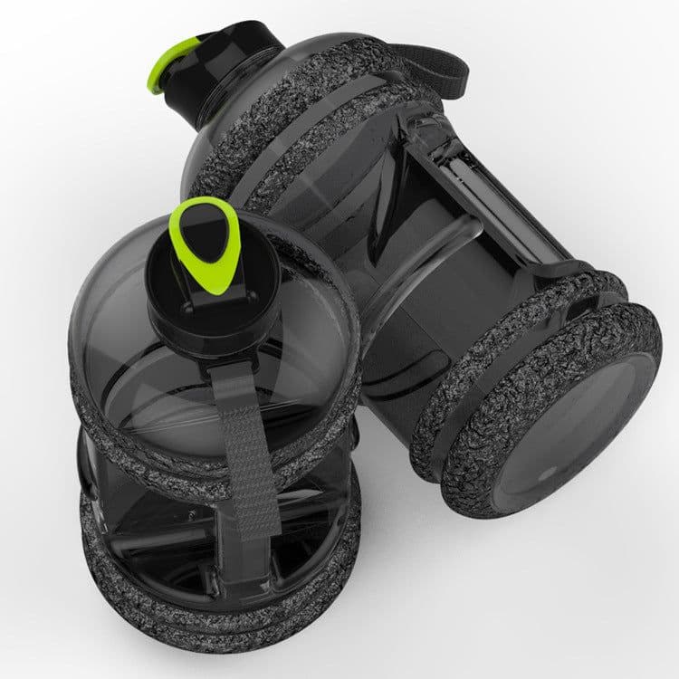 image-2021PETG large capacity sports bottle 2.2L fitness bottle portable outdoor sports water bottle can be customized logo