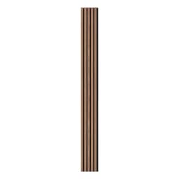 image-VEVOR Wood Slat Acoustic Panels, 7.9 x 94.5 inch, MDF Accent Wooden Wall Panels for Modern Interior Wall, Faux Wood Wall Board Panels for Stylish Decor and Noise Reduction, Walnut