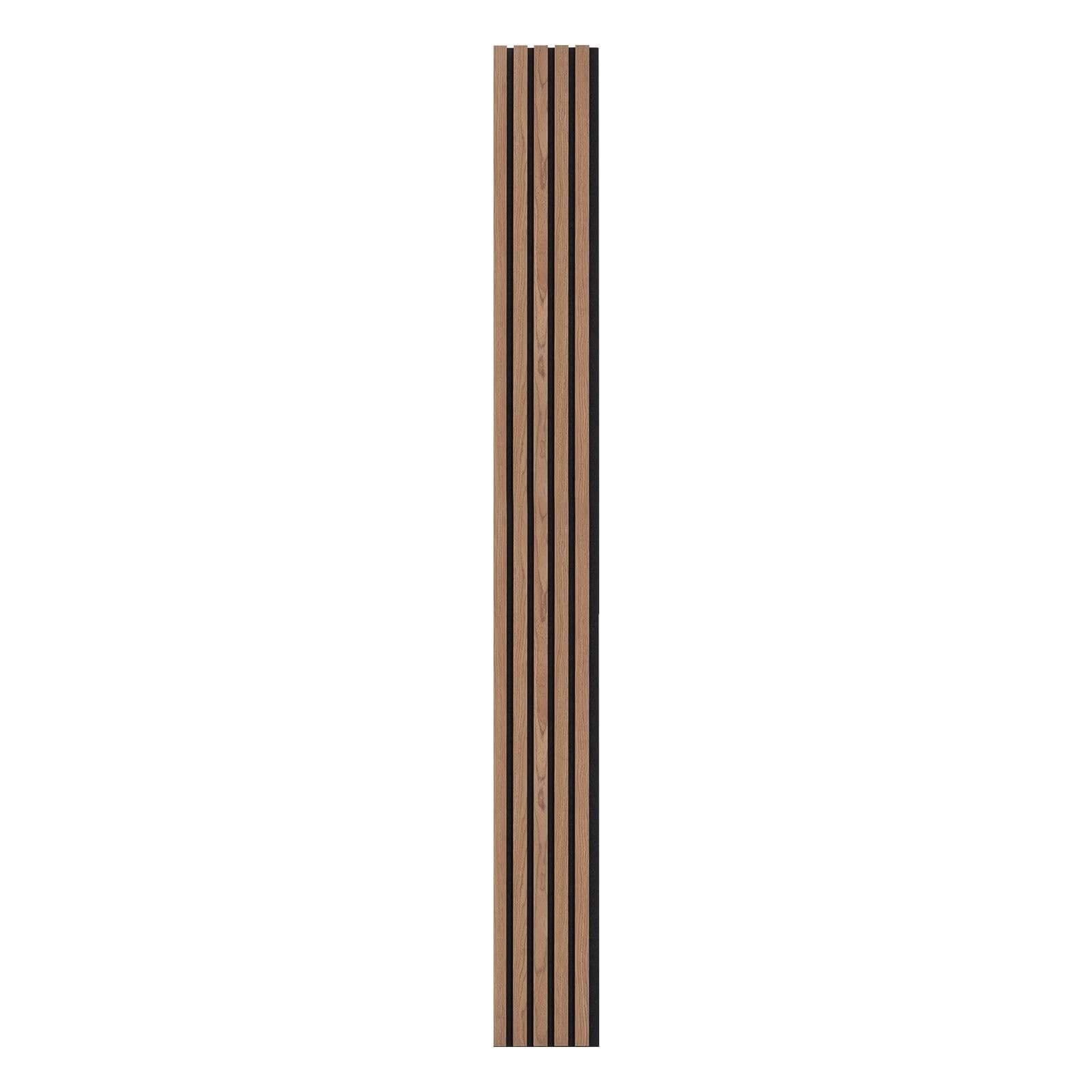 image-VEVOR Wood Slat Acoustic Panels, 7.9 x 94.5 inch, MDF Accent Wooden Wall Panels for Modern Interior Wall, Faux Wood Wall Board Panels for Stylish Decor and Noise Reduction, Walnut