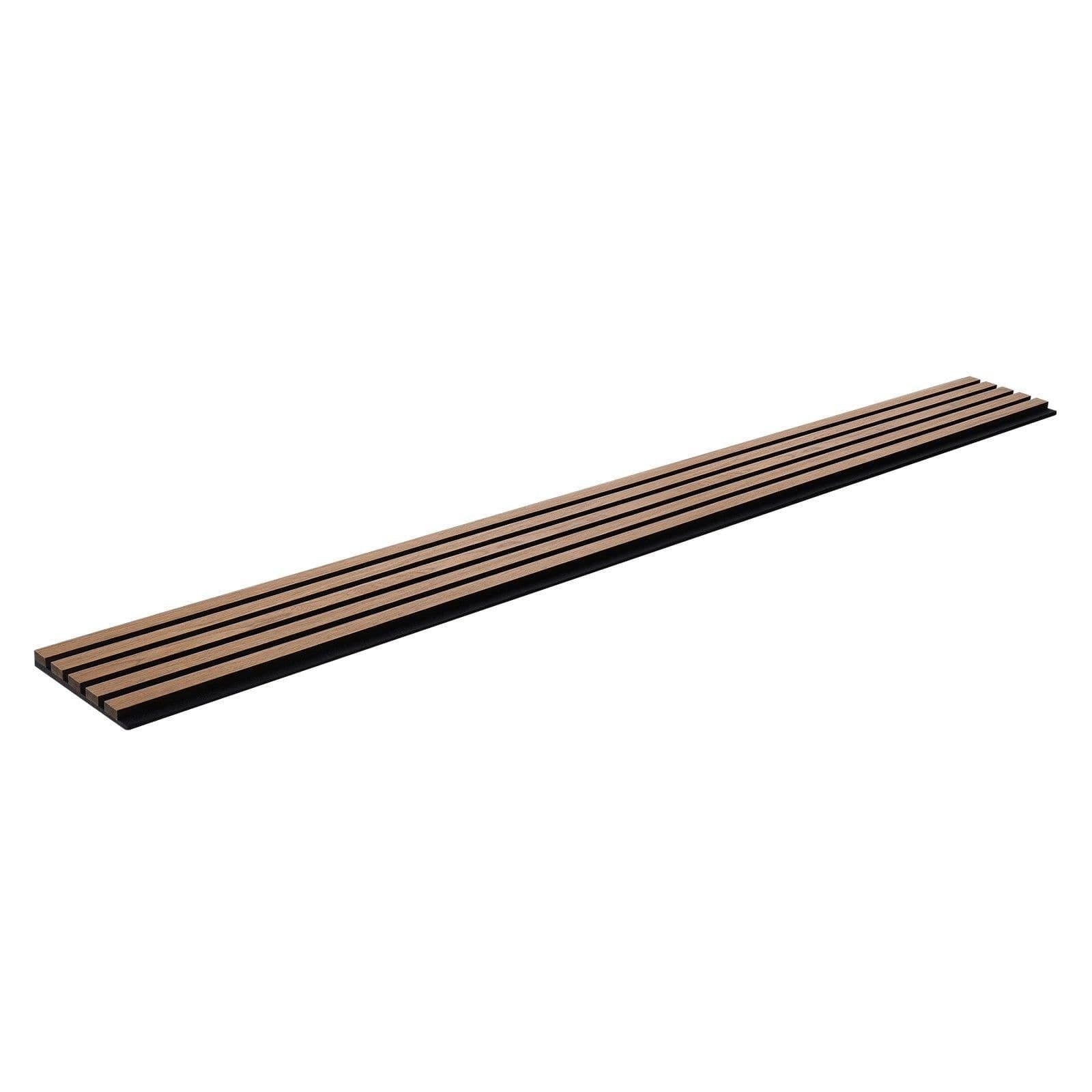 image-VEVOR Wood Slat Acoustic Panels, 7.9 x 94.5 inch, MDF Accent Wooden Wall Panels for Modern Interior Wall, Faux Wood Wall Board Panels for Stylish Decor and Noise Reduction, Walnut