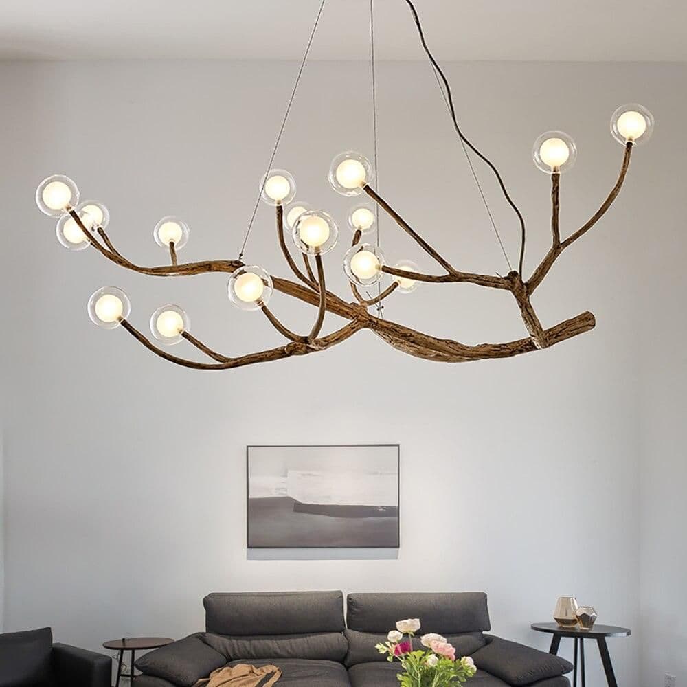 image-Nordic LED Branch Chandelier Lights Living room Lamps Modern Molecular
