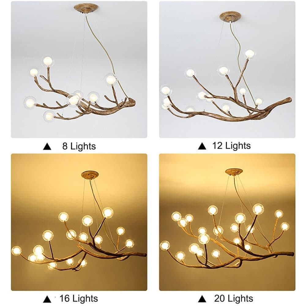image-Nordic LED Branch Chandelier Lights Living room Lamps Modern Molecular