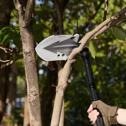 image-VEVOR Survival Shovel, 11 in 1 Camping Shovel Folding Multitool, Military Grade Portable Compact Tactical Shovel, Multifunction for Off-Roading, Camping, Hiking, Outdoor, Survivalist and Emergency