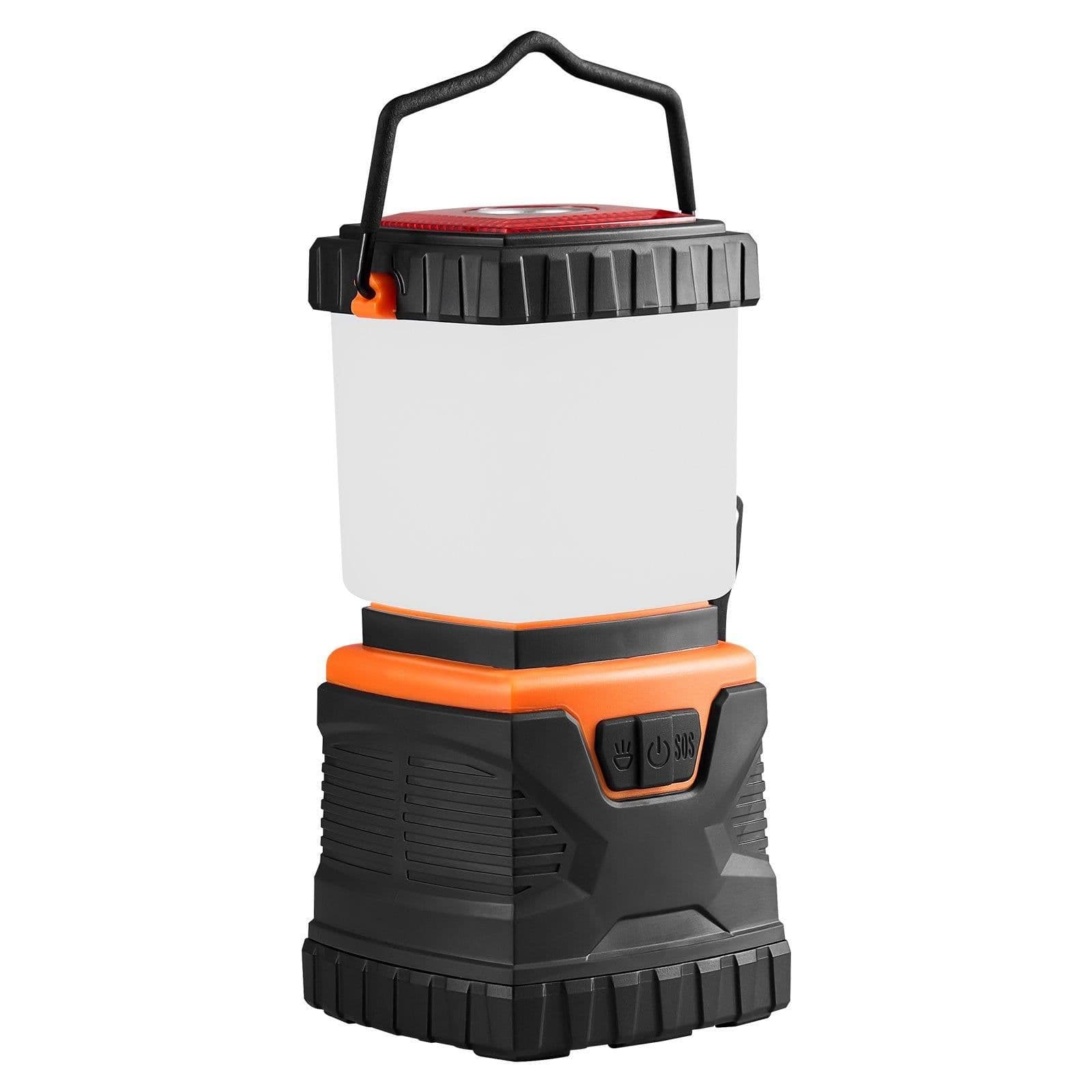 image-VEVOR LED Camping Lantern, All-in-one, 1000LM, 360° Illumination, 4 Lighting Modes, Battery Powered Light, Outdoor Robust Flashlight, Built to Last Light, Ideal for Hiking Fishing Outages Repairs