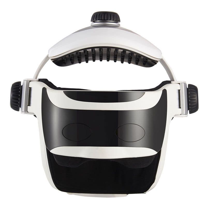 image-Head and eye integrated multifunctional scalp brain relaxing head massager helmet sleep instrument factory direct sales