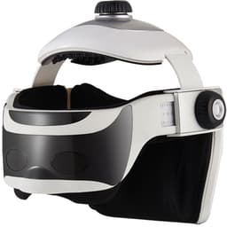 image-Head and eye integrated multifunctional scalp brain relaxing head massager helmet sleep instrument factory direct sales