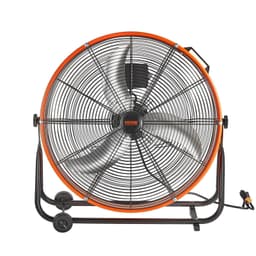 image-VEVOR Drum Fan, 24 Inch High Velocity Industrial Shop Fan, Heavy Duty Commercial Use 3-Speed 8600CFM, 360°Adjustable Tilting,0-2h Timer Industrial Floor Fan for Warehouse,Workshop,Factory, Basement