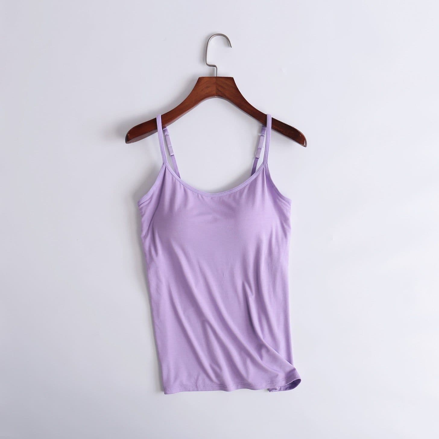 image-Beads Modal Camisole - Ai Green 6XL Slim Yoga