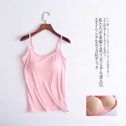image-Beads Modal Camisole - Ai Green 6XL Slim Yoga