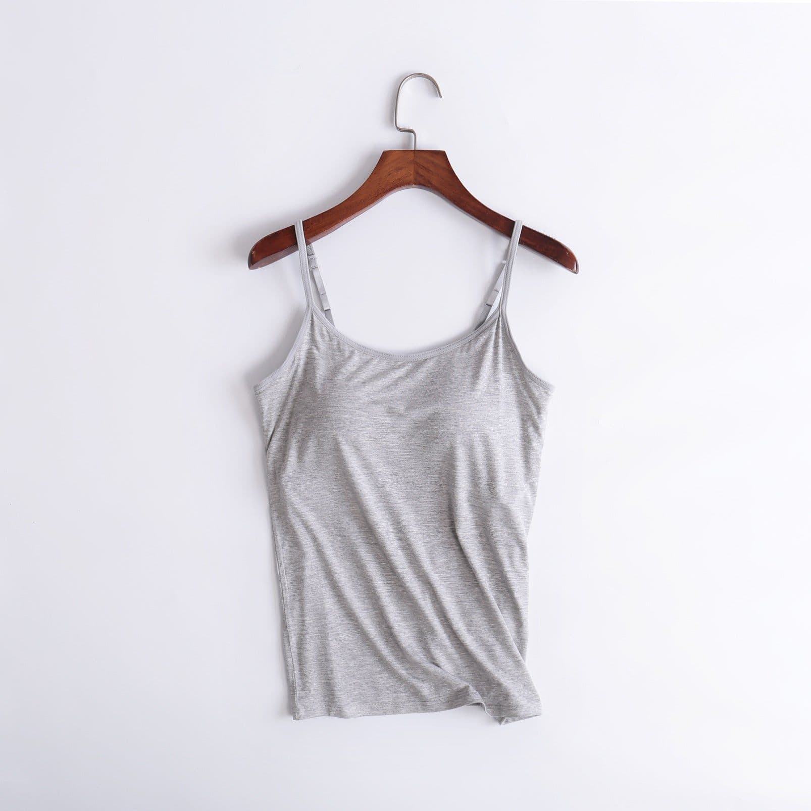 image-Beads Modal Camisole - Ai Green 6XL Slim Yoga