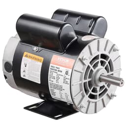 image-VEVOR 2HP SPL Air Compressor Electric Motor, 115/230V, 20/10 Amps, 56 Frame 3450RPM, 5/8" Keyed Shaft, 1.88" Shaft Length, Single Phase, CCW/CW (Factory Setting is CCW)