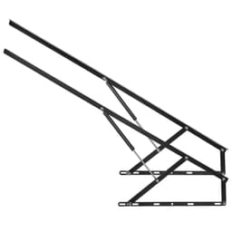 image-VEVOR Bed Lift, 59x79 in Compatible Extra-large Size 309 lbs Load Bearing, DIY Wall Bed Mechanical Hardware Kit Vertical Deluxe, Pneumatic Lever Heavy Duty Support, Folding for Guestroom