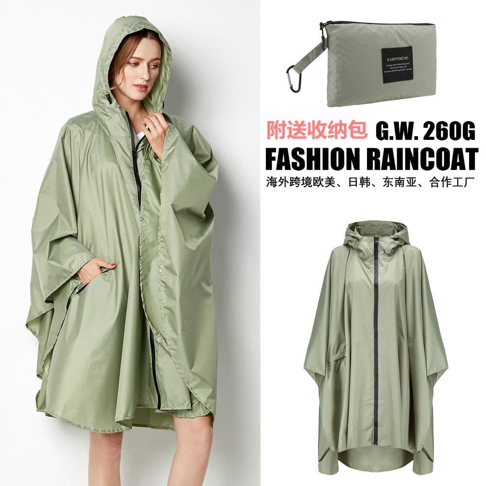 image-Cross-border Japan K15 waterproof export light and thin couple fashion men and women poncho 2021 new raincoat K29