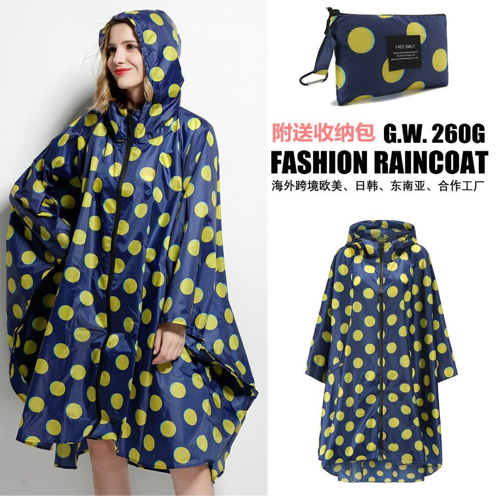 image-Cross-border Japan K15 waterproof export light and thin couple fashion men and women poncho 2021 new raincoat K29