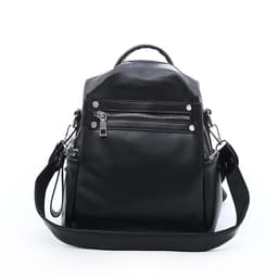 image-Backpack female Korean version 2018 new trendy female bag fashion all-match soft leather personalized school bag casual shoulder backpack