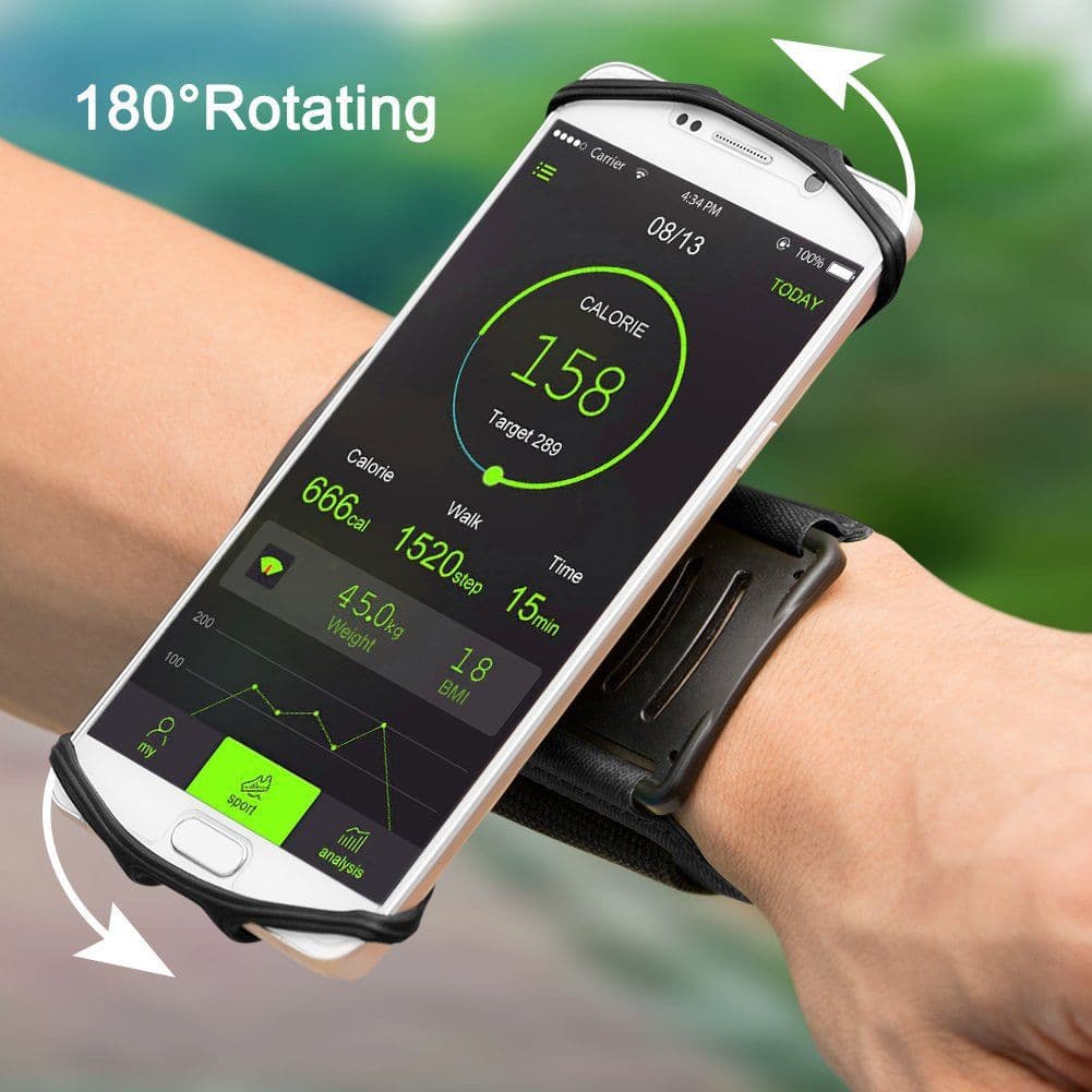 image-new rotating arm with mobile phone stand sports equipment arm bag creative outdoor running fitness mobile phone stand