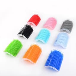 image-Pet corner rubbing device for cat massager/cat toy/with catnip/double-sided tape