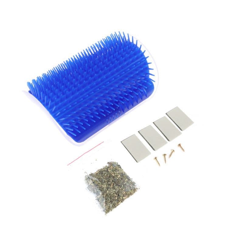 image-Pet corner rubbing device for cat massager/cat toy/with catnip/double-sided tape